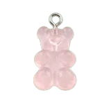 Pink Bear Charm